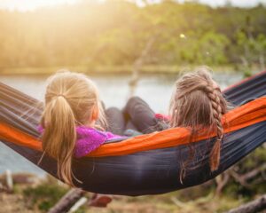 Young girls appearing thoughtful and quiet, representing ADHD in girls and how symptoms can be internalised or missed in childhood
