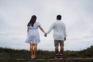 A couple representing ADHD and toxic relationships, unhealthy relationship patterns and emotional connection.